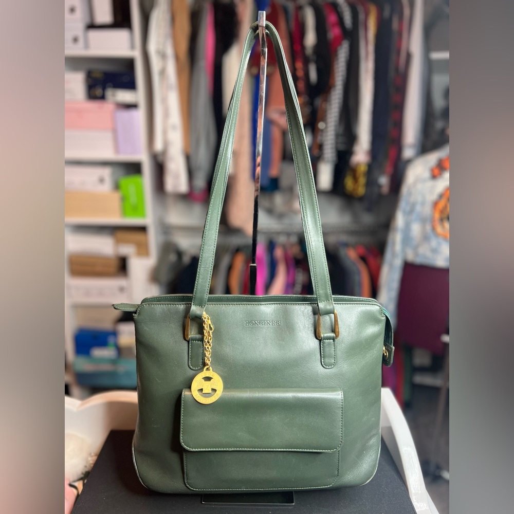 Longines leather handbag